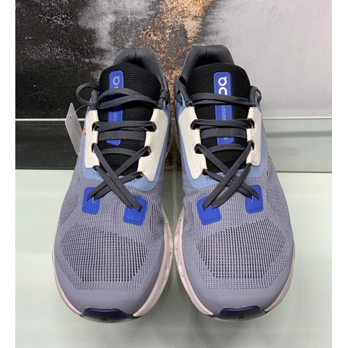 59 - ON CLOUD CLOUDSTRATUS 2 -FOSSIL/MIDNIGHT TRAINER SIZE UK 9 RRP £160 (P22175481)