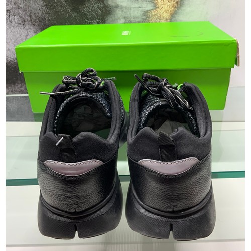 61 - HUGO BOSS GIANCARLO RICCI GYM KNIT TRAINER SIZE 7 RRP £190 (P22175481)