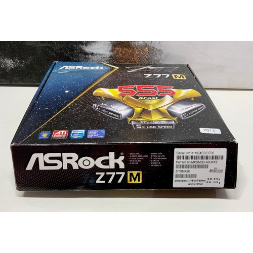 18 - ASRock Z77M MOTHERBOARD RRP £138 (CK/7)
