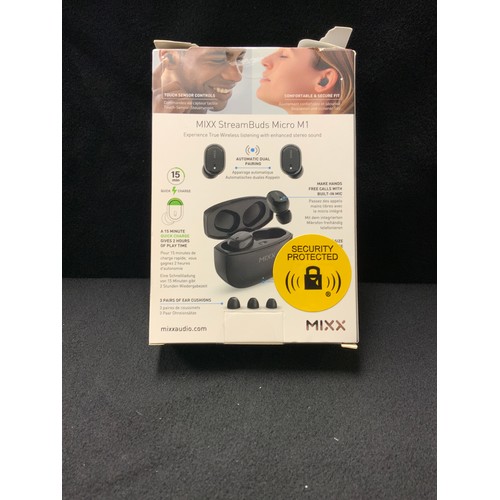 19 - MIXY STREAMBUDS MICRO M1 WIRELESS EARBUDS RRP £25 (9561)
