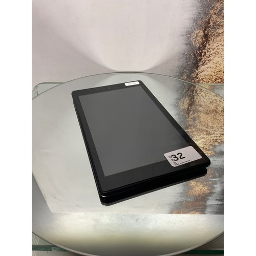 32 - AMAZON FIRE HD 8 TABLET 16GB NO CHARGER RRP £99.99 (JIR/8)