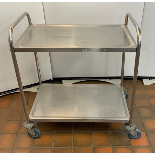 29 - 2 TIER SS TROLLEY