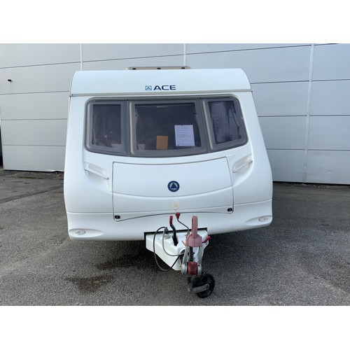 171 - 2007 ACE JUBILEE ARISTOCRAT, 4 BERTH REAR FIXED DOUBLE BED EN SUITE. INCLUDES MOTOR MOVER, PORCH AWN... 