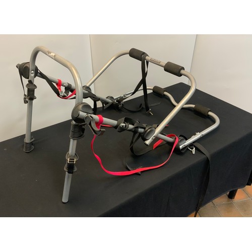 1 - HALFORDS TRIPLE BIKE RACK - TOTAL WEIGHT 45KG - COST NEW £99
