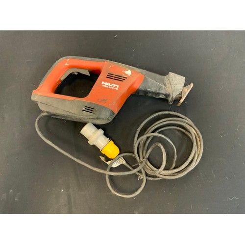25 - HILTI RECIPRICATING SAW 100V