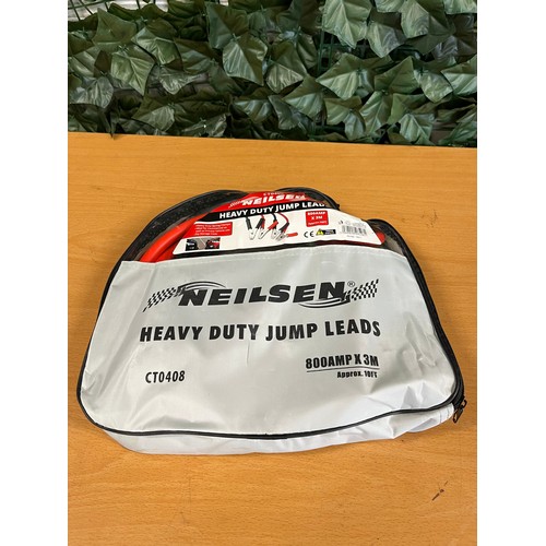 32 - NEW NEILSON 800 AMP HD JUMP LEADS 3M