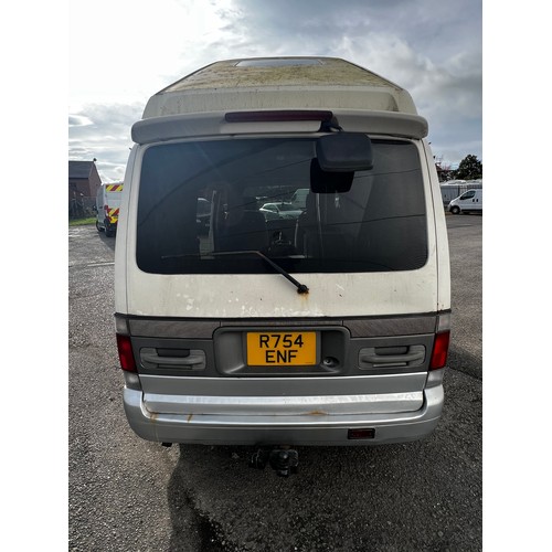 170 - 1997 MAZDA BILLYBONGO MOTOR HOME REG'R754 ENF'  AUTO,2490cc MOT 16.03.2024 - 254,682kms (158k miles)... 
