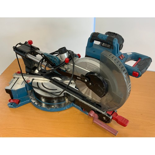 14 - ERBAUER EMIS254S 254MM ELECTRIC DOUBLE-BEVEL SLIDING MITRE SAW 220-240V - RRP £229