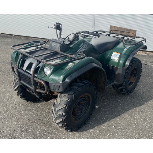 169B - 2003 - CX53GLG YAMAHA KODIAC 4X4 QUAD MODEL YFM400A SPEEDO NOT WORKING SHOWING 0 HOURS.