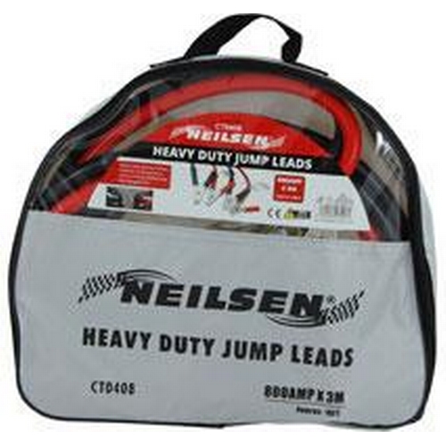 40 - NEW NEILSON 800 AMP HD JUMP LEADS 3M