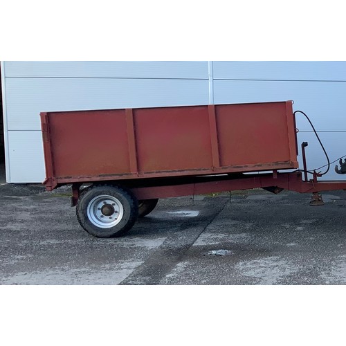 213 - BOX TRAILER - 4 TON TIPPER - (NEW BODY MADE BY LOCAL ENGINEERING COMPANY - COST £1750)