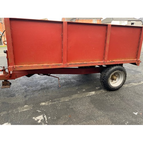 213 - BOX TRAILER - 4 TON TIPPER - (NEW BODY MADE BY LOCAL ENGINEERING COMPANY - COST £1750)