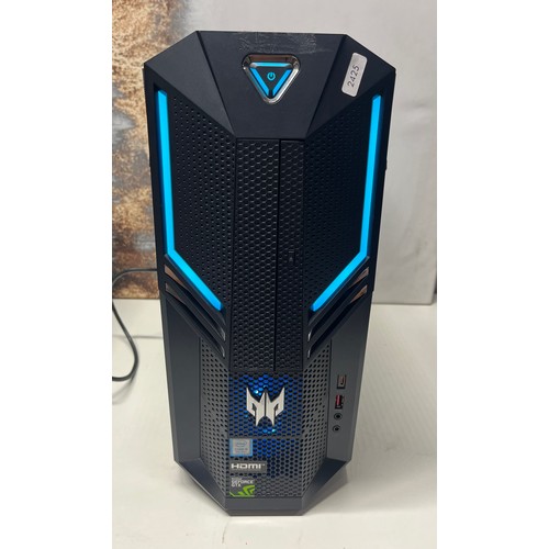 247 - ACER PREDATOR ORION 3000 P03-600,GEOFORCE GTX VR READY,GTX10 SERIES,INTEL 9TH GEN INTEL(NO POWER COR... 