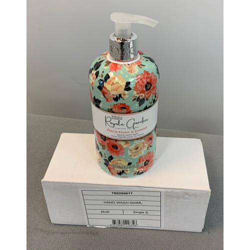 50 - LUXURY HAND WASH 500ML BAYLIS  & HARDING (PEACH PEONY & JASMINE)