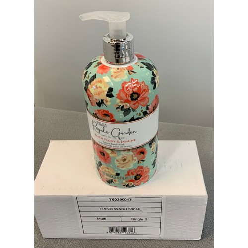 51 - LUXURY HAND WASH 500ML BAYLIS  & HARDING (PEACH PEONY & JASMINE)