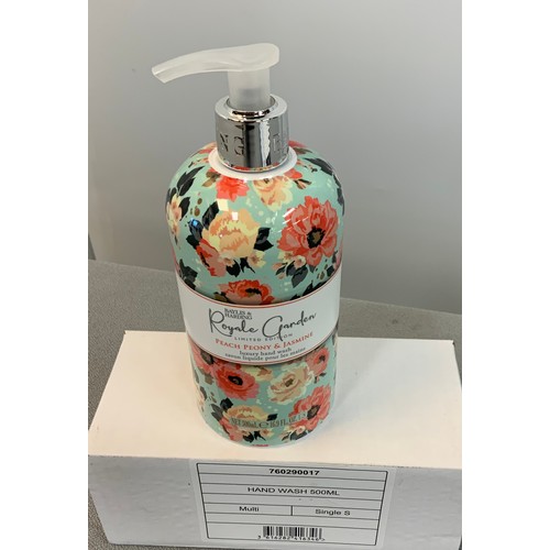 49 - LUXURY HAND WASH 500ML BAYLIS  & HARDING (PEACH PEONY & JASMINE)