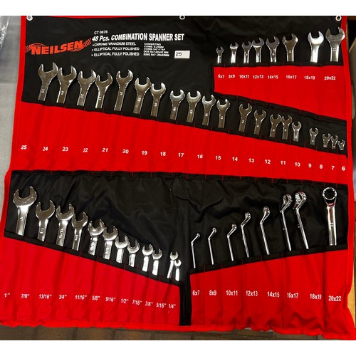 134 - NEW NEILSON SPANNER SET 48PC SATIN FINISH