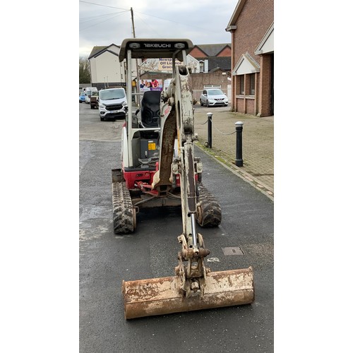 189 - 2017 TB 216 MINI DIGGER 1.6 TON WITH EXPANDING TARCKS - ONE OWNER FROM NEW