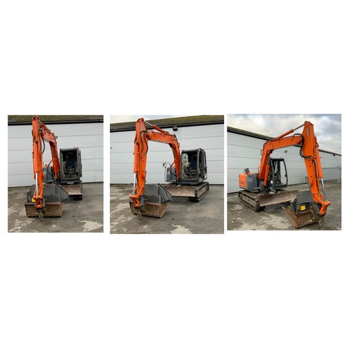 190 - APPROX 2008 - HITACHI ZAXIS 70LC EXCAVATOR - 5306.9 HOURS ONE OWNER FROM NEW & FOUR BUCKETS