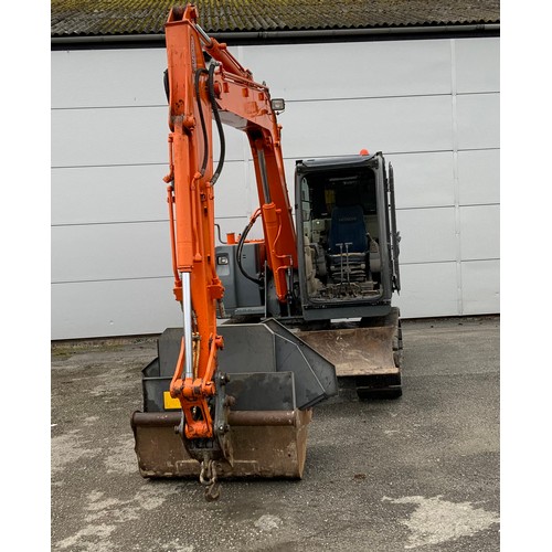 190 - APPROX 2008 - HITACHI ZAXIS 70LC EXCAVATOR - 5306.9 HOURS ONE OWNER FROM NEW & FOUR BUCKETS