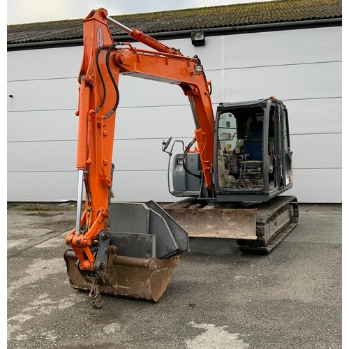 190 - APPROX 2008 - HITACHI ZAXIS 70LC EXCAVATOR - 5306.9 HOURS ONE OWNER FROM NEW & FOUR BUCKETS