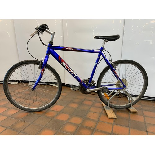 109 - SCOTT TIMBER CONCEPT EXPLORER 19” ALUMINUM FRAME WITH 26” WHEELS MOUNTAIN BIKE  (9609)