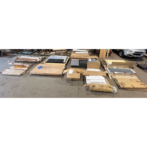 162 - LARGE SELECTION OF VAIOUS WAYFAIR SALVAGE PALLETS