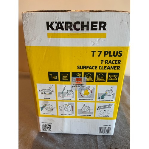 43 - KARCHER T7 PLUS T-RACER SURFACE CLEANER NEW IN BOX NEW RRP £121.99 (P21042562  REF MS/3)