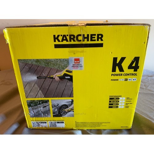 44 - KARCHER K4 PRESSURE WASHER NEW IN BOX NEW RRP £257.50 (P21042619  REF MS/8)