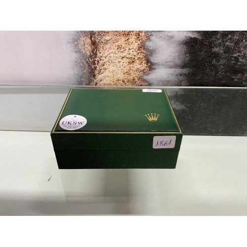 116 - SMALL ROLEX BOX WITH GUARANTEE CARD FROM 1967(1951)1861