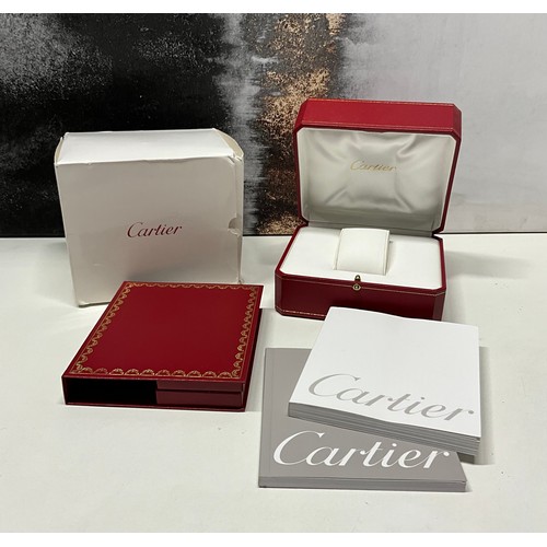 120 - CARTIER WATCH BOX & BOOKS (9551 1932)