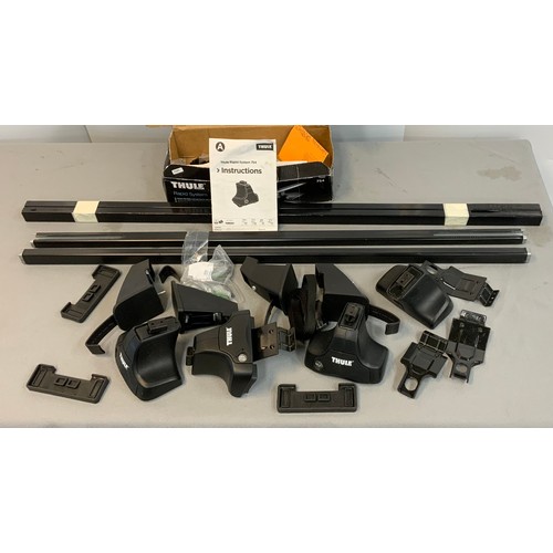 5 - THULE 754 RAPID SYSTEM CAR ROOF RACK - NO KEYS - COST NEW £115