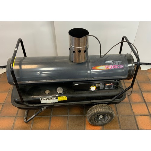 147 - DRAPER JETFORCE DIESEL SPACE HEATER P/N DSH801 - COST NEW £1867