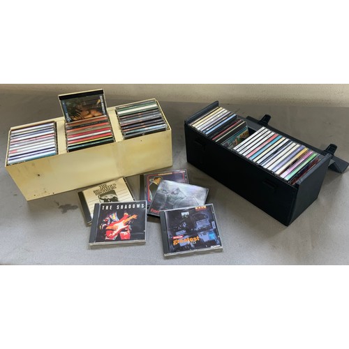 5 - COLLECTION OF CD'S & 2 BOXES