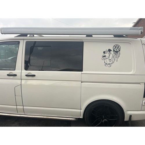 175 - 2008 VW TRANSPORTER T32 102 TDI SWB DIESEL REG NO' SF58KPU' MOT 07.11.2024 - 2 BERTH, FULL WIDTH BED... 