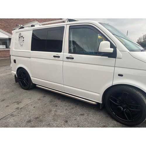 175 - 2008 VW TRANSPORTER T32 102 TDI SWB DIESEL REG NO' SF58KPU' MOT 07.11.2024 - 2 BERTH, FULL WIDTH BED... 