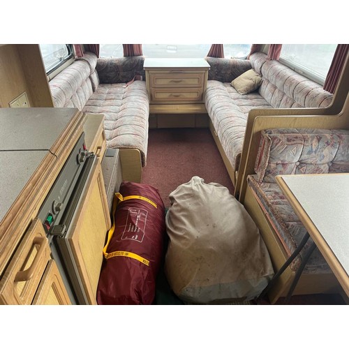 173 - APPROX 2007 ABBEY OXFORD COUNTY 4 BERTH CARAVAN WITH AWNING - CHASSIS NUMBER SW50060527