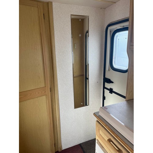 173 - APPROX 2007 ABBEY OXFORD COUNTY 4 BERTH CARAVAN WITH AWNING - CHASSIS NUMBER SW50060527