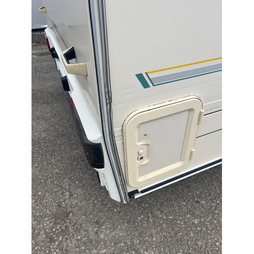 173 - APPROX 2007 ABBEY OXFORD COUNTY 4 BERTH CARAVAN WITH AWNING - CHASSIS NUMBER SW50060527