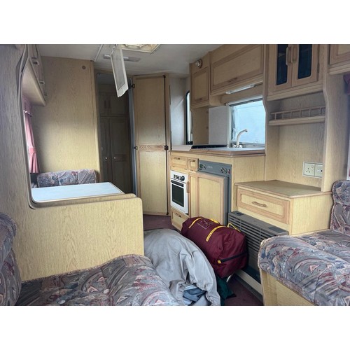 173 - APPROX 2007 ABBEY OXFORD COUNTY 4 BERTH CARAVAN WITH AWNING - CHASSIS NUMBER SW50060527