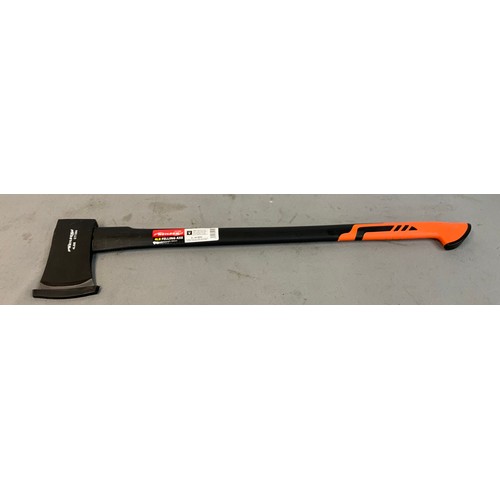 66 - NEW NEILSON AXE WITH FIBREGLASS/RUBBER HANDLE 4LB X 36 INCH