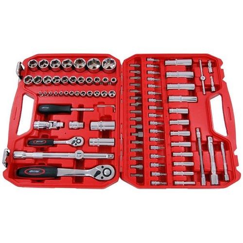 92 - NEW NEILSON SOCKET SET - 94 PIECE - 1/4-1/2 INCH DRIVE & ACCESSORIES