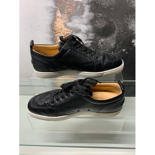 235 - CHRISTIAN LOUBOUTIN RANTULOW CALFSKIN SNEAKERS SIZE UK 9 RRP £650 (P22048582OMC/170322/9)