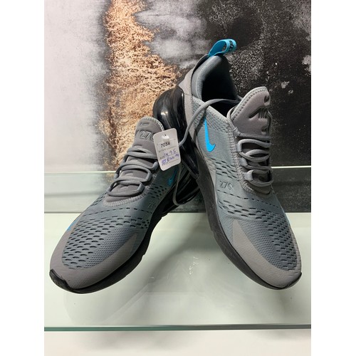 127 - NIKE AIR MAX 270 GREY/BLUE SIZE UK 9.5 RRP £144.99 (P22048564OMC/170322/10)