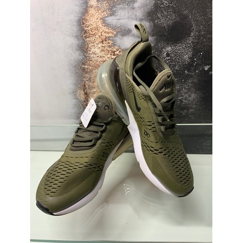 126 - NIKE AIR MAX 270 OLIVE GREEN SIZE UK 9 RRP £145 (P22048564OMC/170322/10)