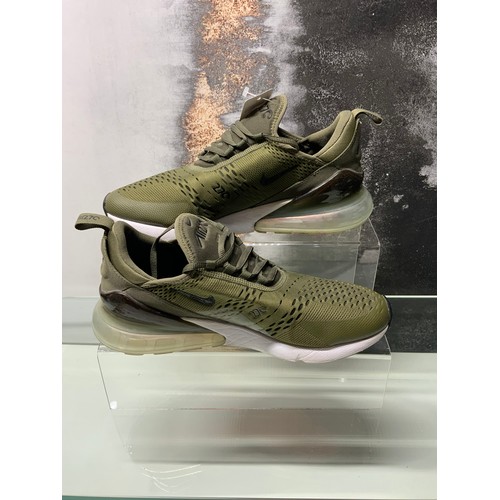 126 - NIKE AIR MAX 270 OLIVE GREEN SIZE UK 9 RRP £145 (P22048564OMC/170322/10)