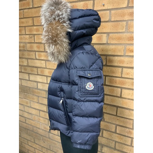 183 - MONCLER BYRON HOODED DOWN JACKET JUNIOR SIZE 6 YR RRP £580 (P22048571OMC/170322/12)