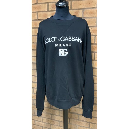 167 - DOLCE & GABBANA ESS LOGO SWEAT SIZE L RRP £595 (P22048566OMC/170322/11)