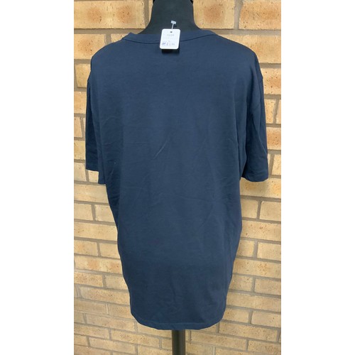 185 - MONCLER TONAL LOGO T-SHIRT SIZE L RRP £235 (P22048566OMC/170322/11)