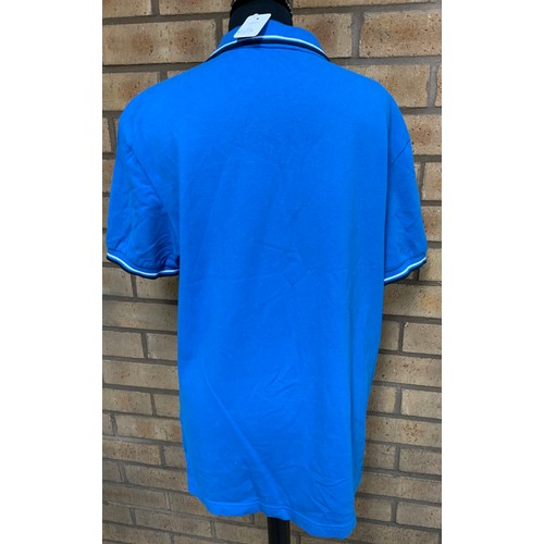 114 - PRADA 2018 POLO SHIRT BLUE SIZE XL RRP £650 IF BOUGHT TODAY (P22048566OMC/170322/11)